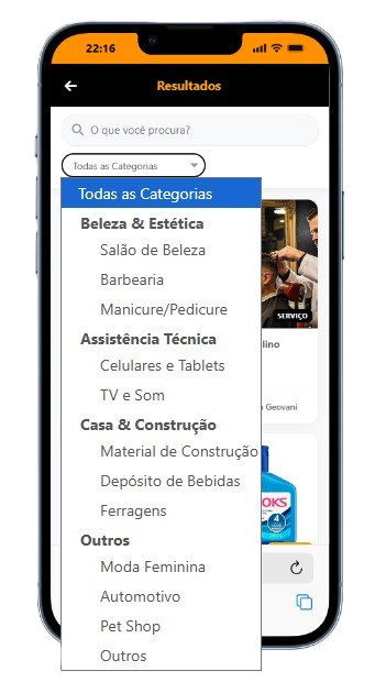 Produtos e Serviços