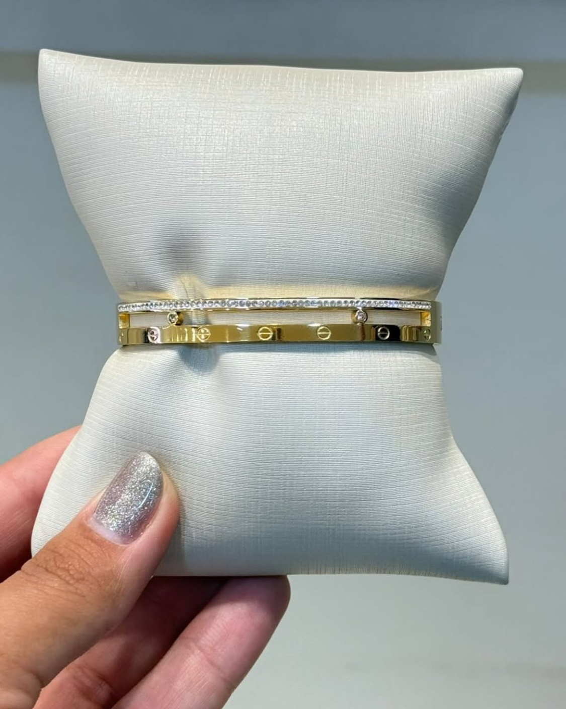 Bracelete Dourado (Aço Inoxidável)