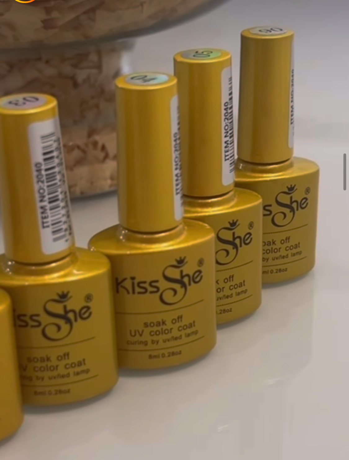 Esmalte em gel Kiss She